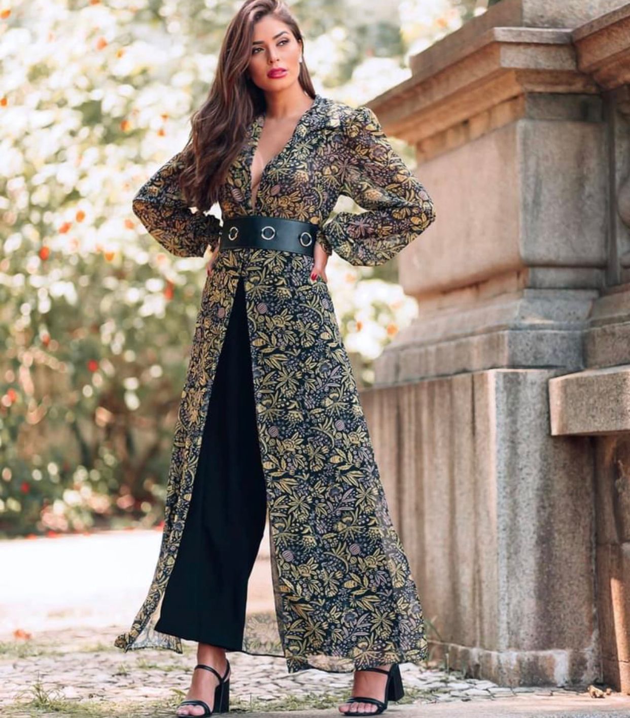 Sleeve Kimono Open satoreferreira Front – Long Top